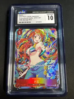 2024 One Piece Nami ST01-007 PRB Storage Box Promo CGC 10 Gem Mint Japanese - Image 1