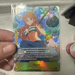Bandai One Piece Card Game Nami EB03-053 SR Alt Art Foil 6000 EN - Image 1