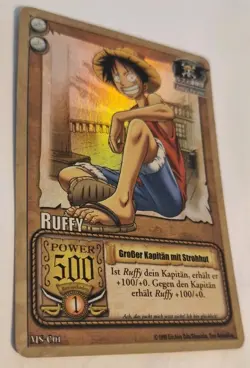 One Piece Karte HOLO MS-C01 Ruffy Großer Kapitan Mit Strohut - Image 1