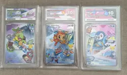 Pokemon TCG First Partner Illustration Collection Series 1 Sinnoh Starters Ace10 - Image 1