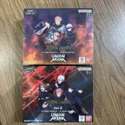 Union Arena Jujitsu Kaisen UE03BT & Vol 2 UEX02BT Booster Box English Sealed - Image 1