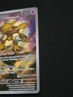Pokemon TCG Pokemon Center Stamped Alakazam Black Star Promo 009 - Image 4