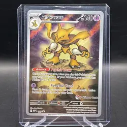 Pokemon TCG - Alakazam - Pokemon Center Stamped 009 Black Star Promo - Image 3