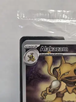 Pokemon TCG Alakazam MEP 009 Sealed Pokemon Center Stamped Black Star Promo NM - Image 2