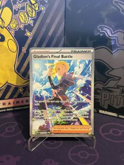 Gladion's Final Battle 118/084 SIR - Mega Evolution - Pitch Black - Pokemon TCG - Image 1