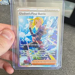Pokemon TCG Pitch Black Gladion's Final Battle SIR 118/084 in perfect condition - Image 1