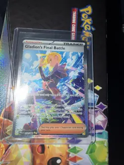 Pokemon TCG Gladion's Final Battle Pitch Black 118/084 SIR - Image 1