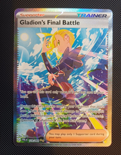 Pokemon TCG Gladion's Final Battle Pitch Black 118/084 SIR - Image 1