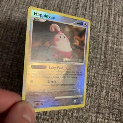 Pokemon TCG 2007 Diamond & Pearl Happiny 52/123 Stamped Reverse Holo - Image 3