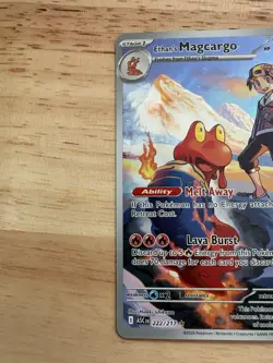 Pokemon TCG Ethan's Magcargo Ascended Heroes 222/217 Illustration Rare NM - Image 2