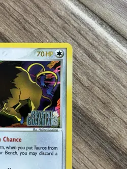 Tauros 12/100 Holo Crystal Guardians Pokemon 2006 Trading Card Singles - Image 4
