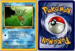 Pokemon Card - Horsea Fossil 49/62 1999 Common 1st Edition Heavily Played - Image 3