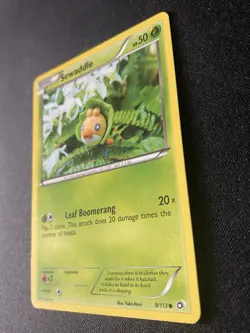 Sewaddle 9/113 Common Yuka Morii Legendary Treasures Pokemon Card MP - Image 2