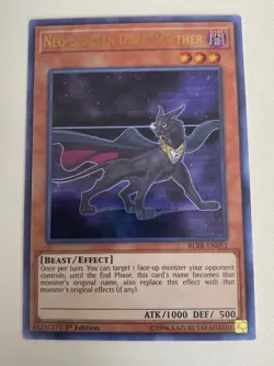 Yugioh - Neo Spacian Dark Panther - 1st Edition Ultra Rare NM - Free Holo Card A - Image 1