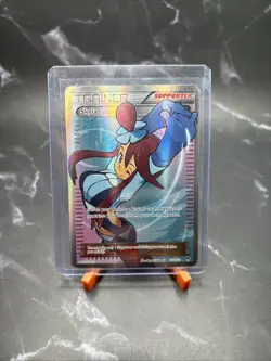 Pokemon TCG Skyla Breakpoint Trainer Full Art Ultra Rare Holo Card 122/122 MP - Image 1