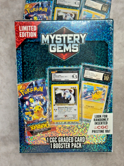 Lot of 2 Mystery Gems Limited Edition Pokemon CGC Graded Card Booster Box Sealed - Image 2