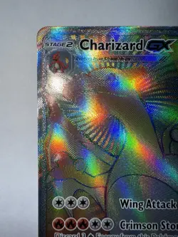 Pokemon TCG Charizard GX Holo Card Burning Shadows 150/147 Secret Rare - Image 2