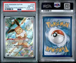 Pokemon Center Stamped Promo Eevee 173 Prismatic Evolutions PSA 10 GEM MINT - Image 3