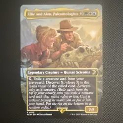 Wizards of the Coast MTG Ellie and Alan, Paleontologists 0010 REX - Image 1