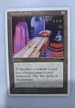 MTG, Ashnod's Altar- Artifact, Chronicles never played-NM think commander power - Image 1