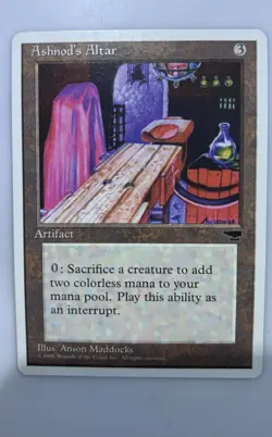 MTG, Ashnod's Altar- Artifact, Chronicles never played-NM think commander power - Image 2