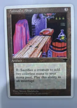 MTG, Ashnod's Altar- Artifact, Chronicles never played-NM think commander power - Image 3