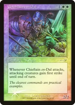 Nemesis MTG Foil Chieftain en-Dal Magic - Image 1