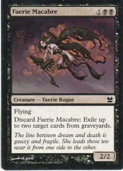MTG: Modern Masters: Faerie Macabre: Lightly Played Condition - Image 1