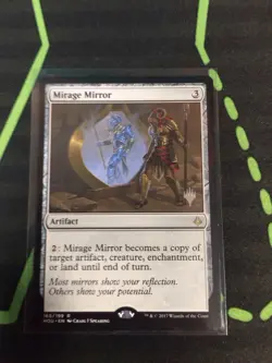 MTG Magic The Gathering Magic Mirror Promo Artifact Commander - Image 1