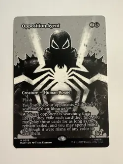 Opposition Agent HTF MTG Marvel Spider-Man Borderless 2025 Magic - Image 1