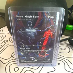 Wizards of the Coast MTG Venom, King in Black Borderless Mythic #22 4/4 - Image 1