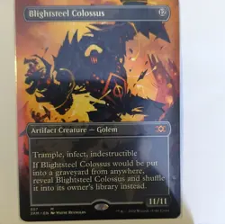 Wizards of the Coast Blightsteel Colossus Borderless Mythic #357 EN 2020 - Image 1