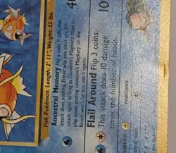 Giovanni's Magikarp 73/132 Gym Challenge WOTC Unlimited Vintage Pokemon TCG LP - Image 4