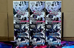 [Lot Of 6] Pokemon TCG 3x Black Bolt And 3x White Flare SEALED Booster Bundles - Image 1