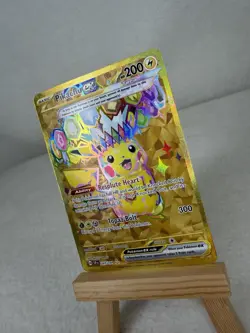 Pokemon TCG Pikachu ex 247/191 Sv08 Surging Sparks Hyper Rare Full Art Holo NM - Image 3