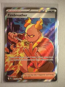 Firebreather 119/094 Near Mint Ultra Rare Phantasmal Flames Pokemon Holo - Image 1