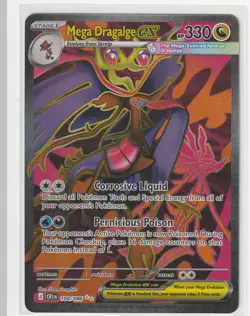 Mega Dragalge ex 104/086 Holo Ultra Rare Chaos Rising Pokemon Near Mint - Image 1