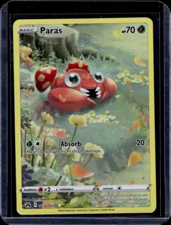 Paras GG32/GG70 Holo Crown Zenith Galarian Gallery Pokemon NM - Image 1