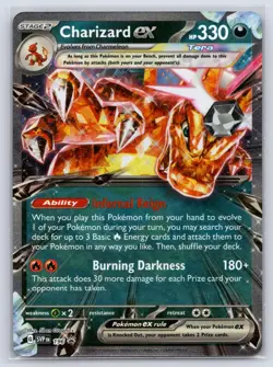 Charizard ex -196 196 Holo Promo Scarlet & Violet Promo Pokemon Near Mint - Image 1
