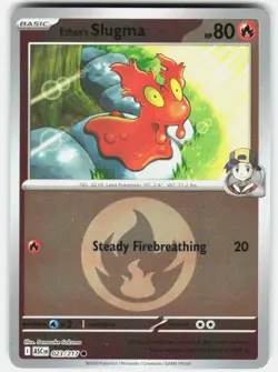 Ethan's Slugma (Energy Symbol Pattern) 023/217 Ascended Heroes Reverse Holo NM - Image 1
