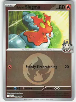 Ethan's Slugma (Energy Symbol Pattern) 023/217 Ascended Heroes Pokemon RH NM - Image 1