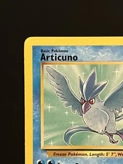 1999 WOTC Pokemon TCG Fossil Articuno 17/62 Rare NM - Image 2
