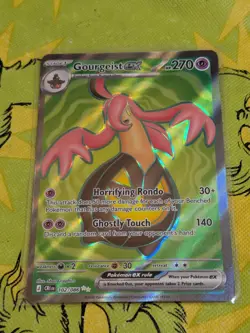 Gourgeist ex 102/086 Ultra Rare Chaos Rising Pokemon Holo Near Mint - Image 1