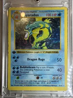 1999 Pokemon TCG Gyarados #6/102 ..1st Edition.. (Shadowless) Holo-Rare* - Image 1