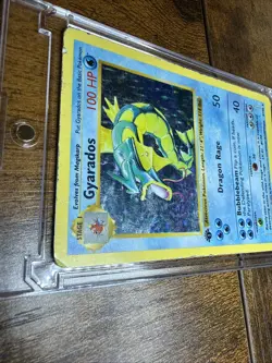 1999 Pokemon TCG Gyarados #6/102 ..1st Edition.. (Shadowless) Holo-Rare* - Image 4