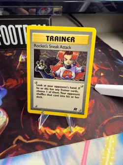 ROCKET'S SNEAK ATTACK 72/82 TEAM ROCKET Unlimited Rare Pokemon - Image 1