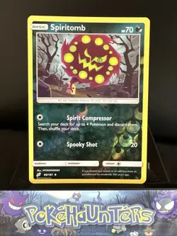 Pokemon Card Spiritomb 89/181 Team Up Reverse Holo Near Mint - Image 1