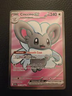 Cinccino EX 105/086 - ME04 Chaos Rising - Ultra Rare NM English Pokemon TCG - Image 3