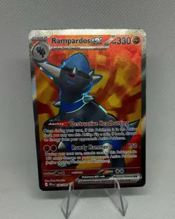 Rampardos EX 100/084 : Ultra Rare EX - Pitch Black (PBL) / NM Pack Fresh - Image 1