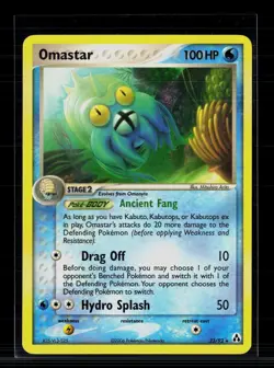 Pokemon 2008 EX Legend Maker Omastar #23/92 - Image 1